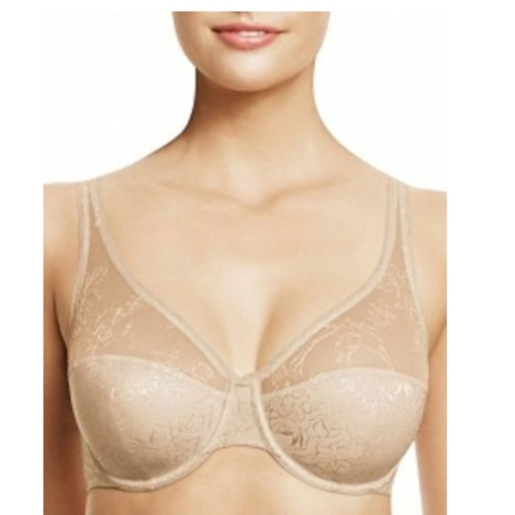 WACOAL NWT 855245 34D Nude MY OBSESSION Underwire bra FULL FIGURE